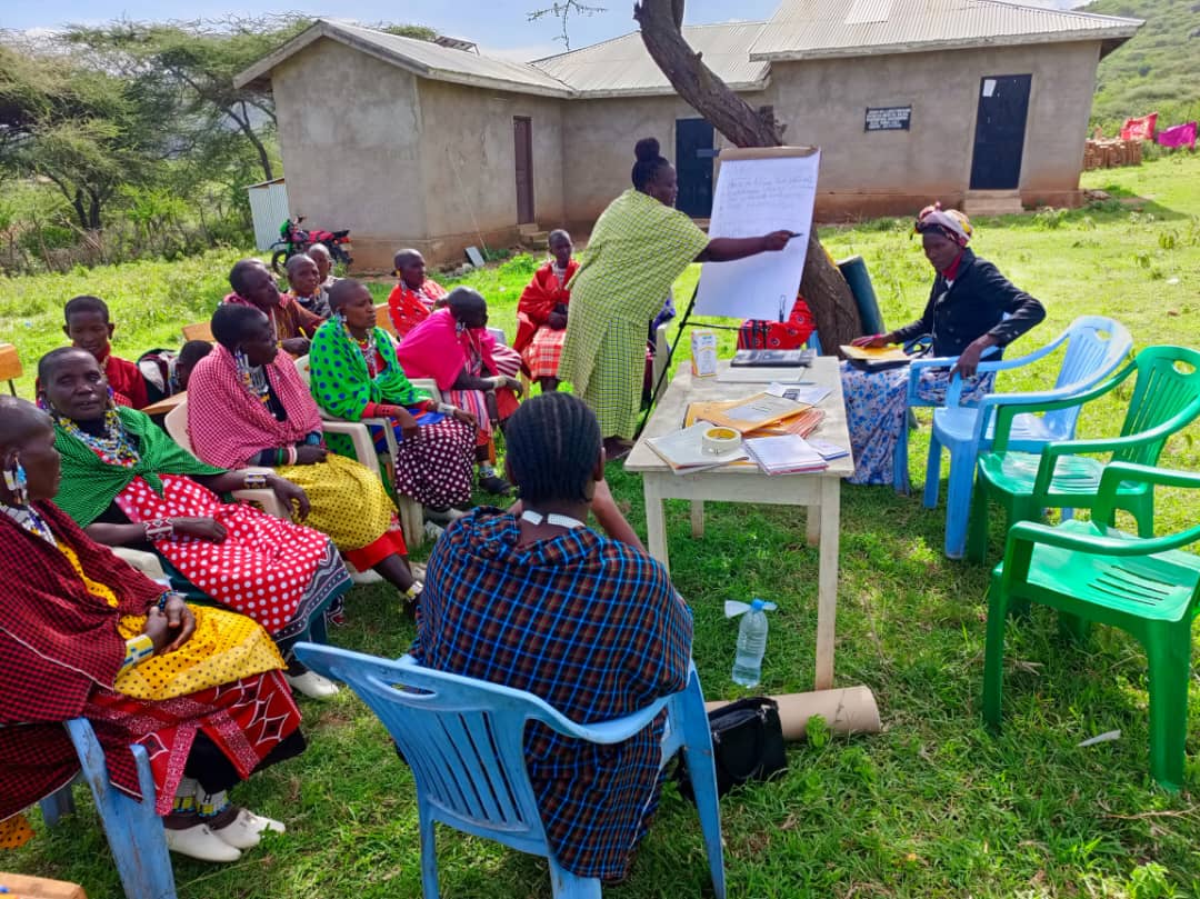 Community members in discussion